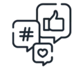alt="Social Media and network Facebook and instagram designing and post"